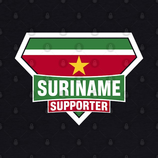 Suriname Super Flag Supporter by ASUPERSTORE